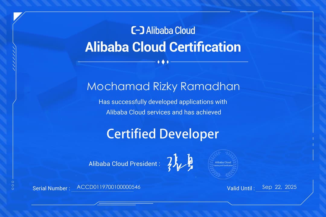 Alibaba Cloud Certified Developers - 1