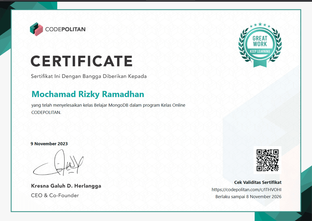 Belajar MongoDB