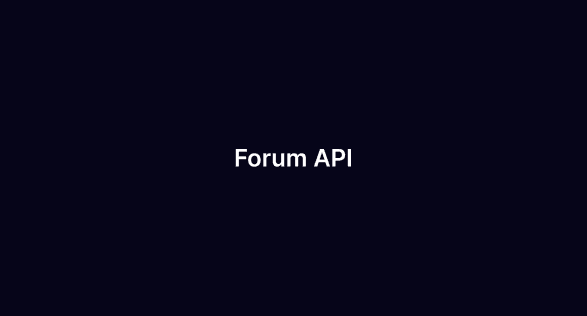 Forum API