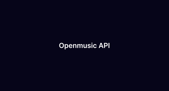 OpenMusic API
